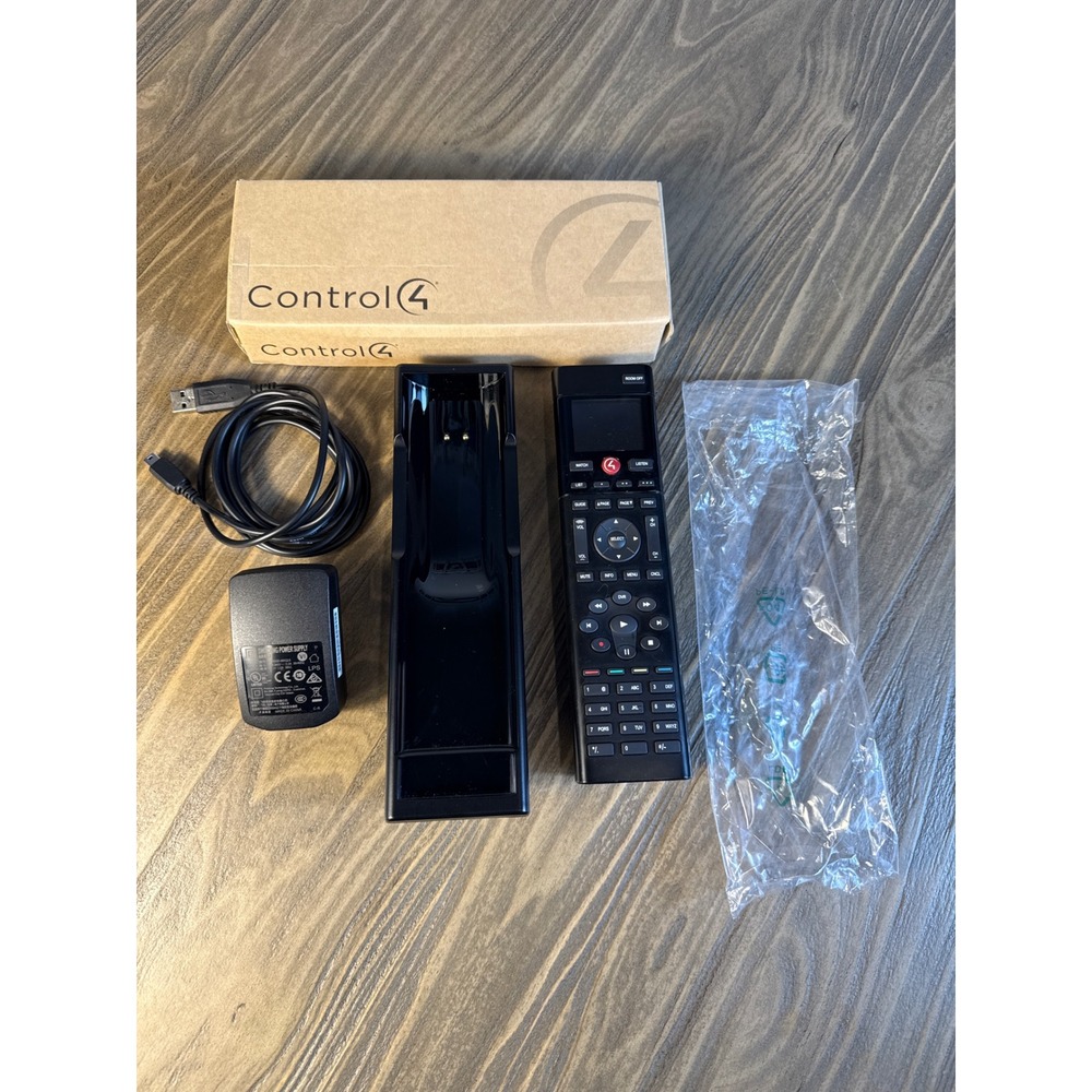 Control4 C4-SR-260 System Remote Black With Charging Station Lithium Battery